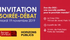 Soirée débat « Duo élu-DGS : une nouvelle partition pour le prochain mandat ? »