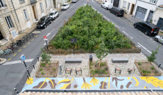 Plantation de la 1ère micro-forêt de Bordeaux, placette Billaudel