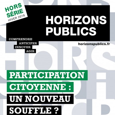 Participation citoyenne : un nouveau souffle ? couverture hors série Participation citoyenne