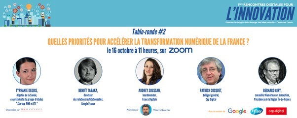 table-ronde quelles priorités pour accélérer la transformation numérique de la France?