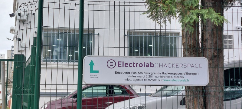 Panneau de l'electrolab nanterre